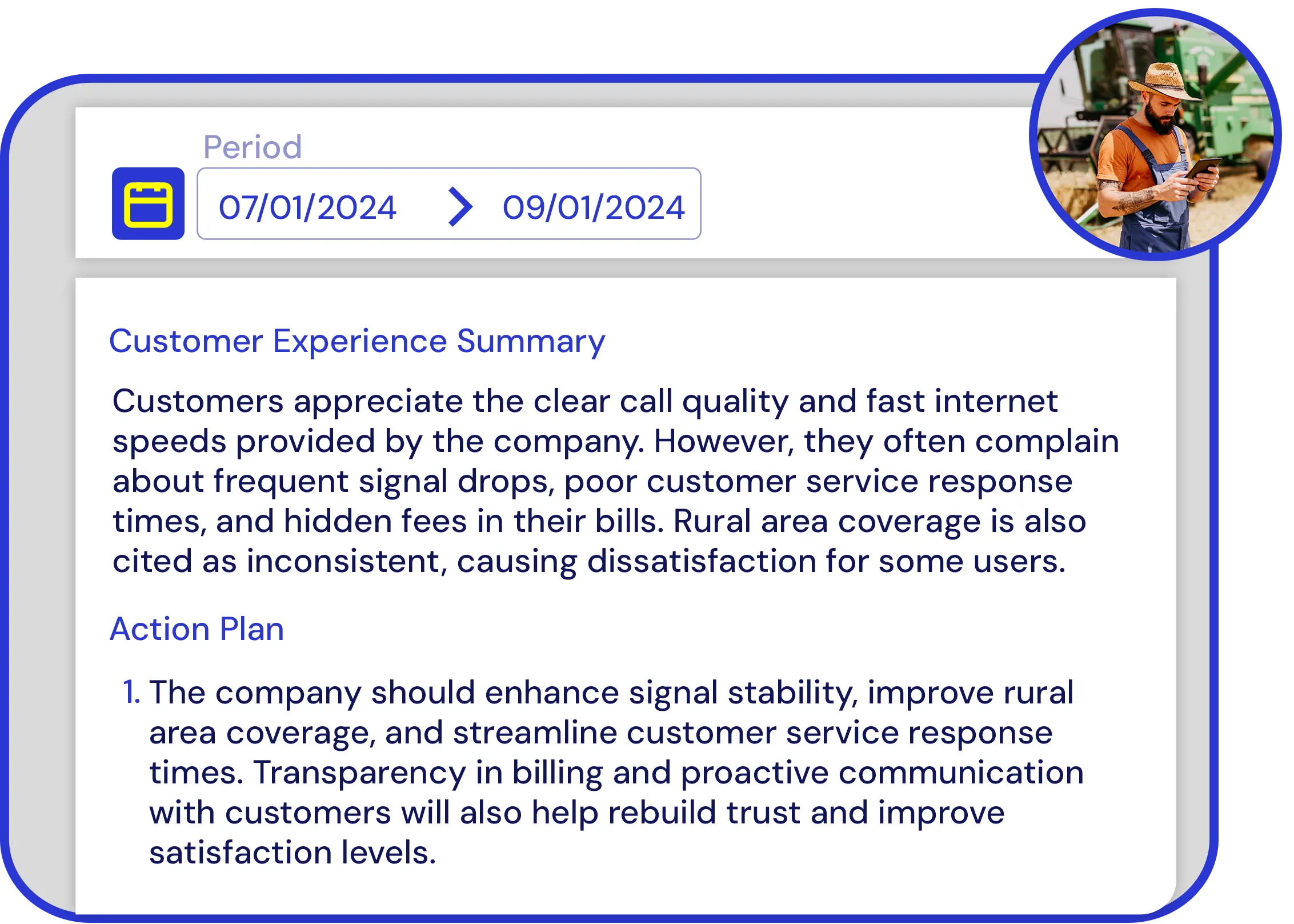 Telecom retention priorities derived from customer feedback