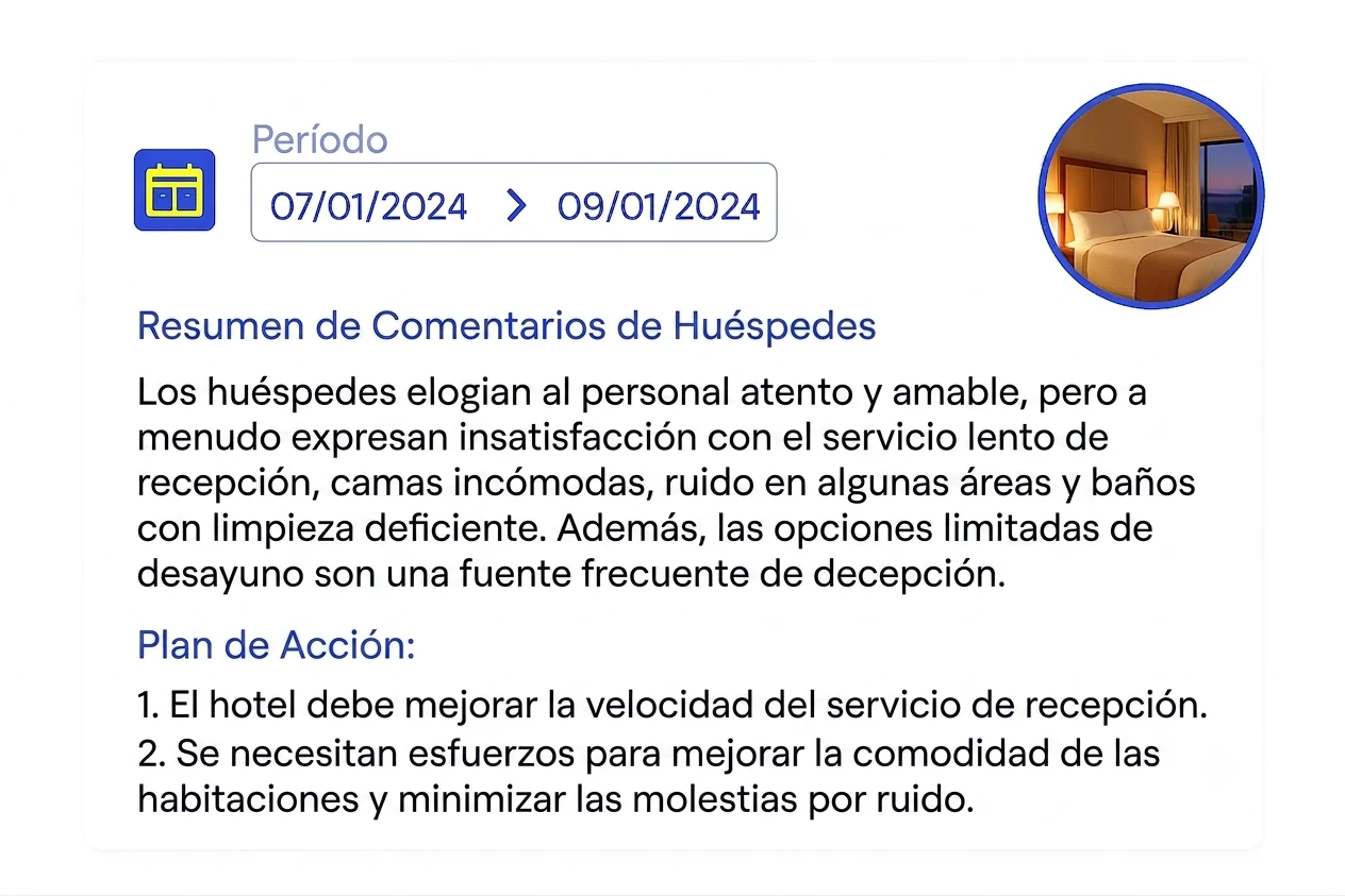 Planes de acción en hotelería basados en PDCA con prioridades