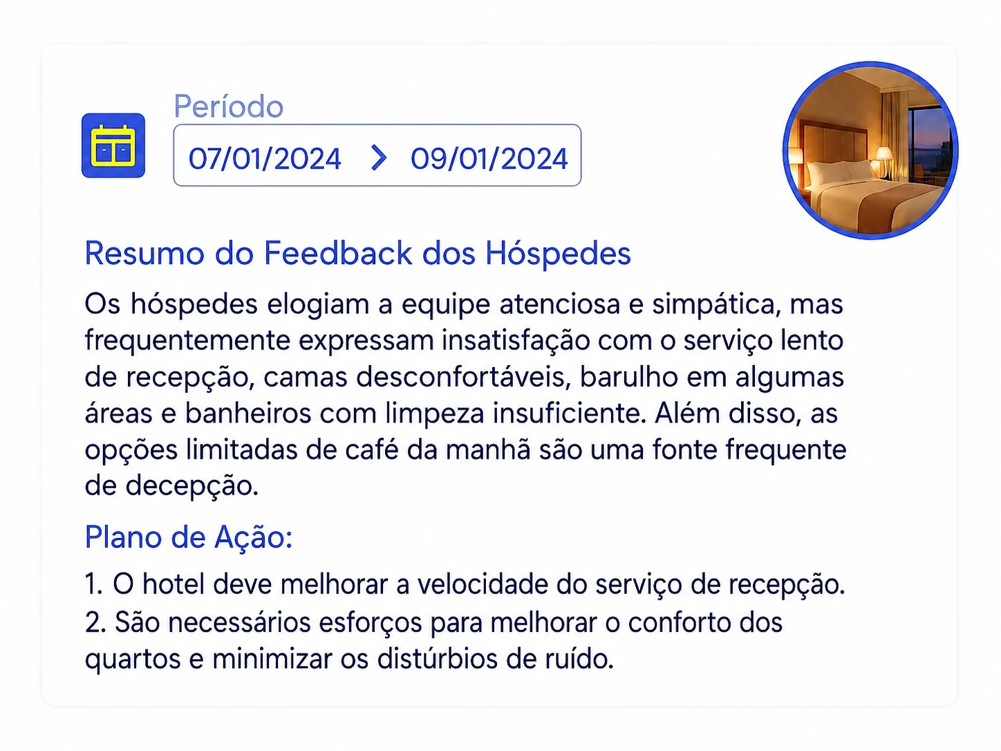 Planos de ação PDCA para hotelaria com prioridades