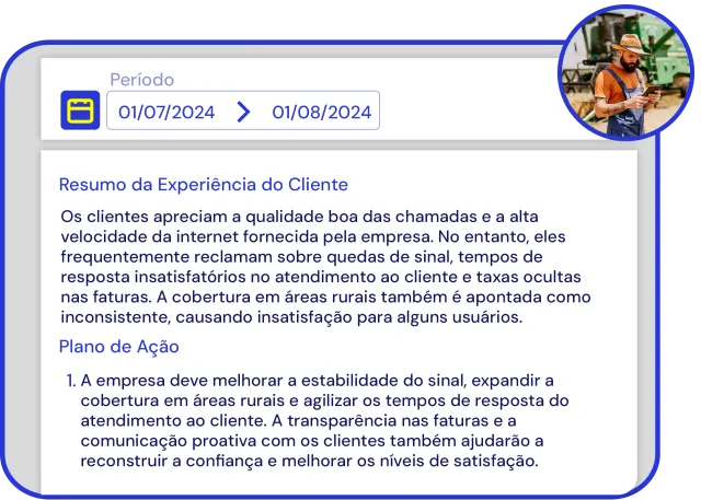 Prioridades de retenção em telecom extraídas de feedback de clientes